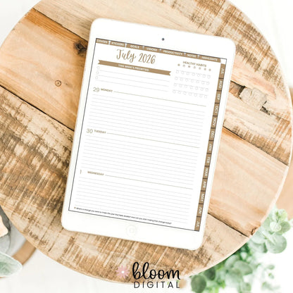 Classic Digital Planner | Dated 2026-2027