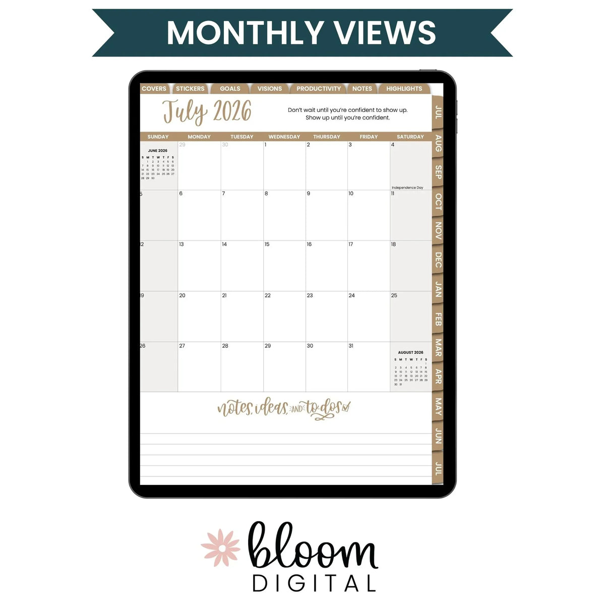 Classic Digital Planner | Dated 2026-2027