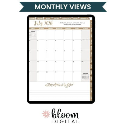 Classic Digital Planner | Dated 2026-2027