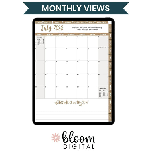 Classic Digital Planner | Dated 2026-2027